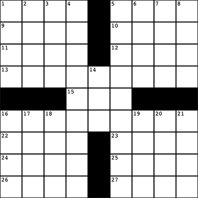 Example Crossword Puzzle