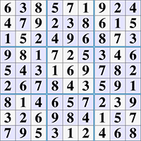 Sudoku Sample Puzzle Solution